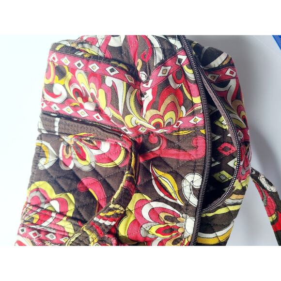 Vera Bradley Puccini Duffle Barrel‎ Bag Tote Small 11" Length Excellent - Picture 6 of 6
